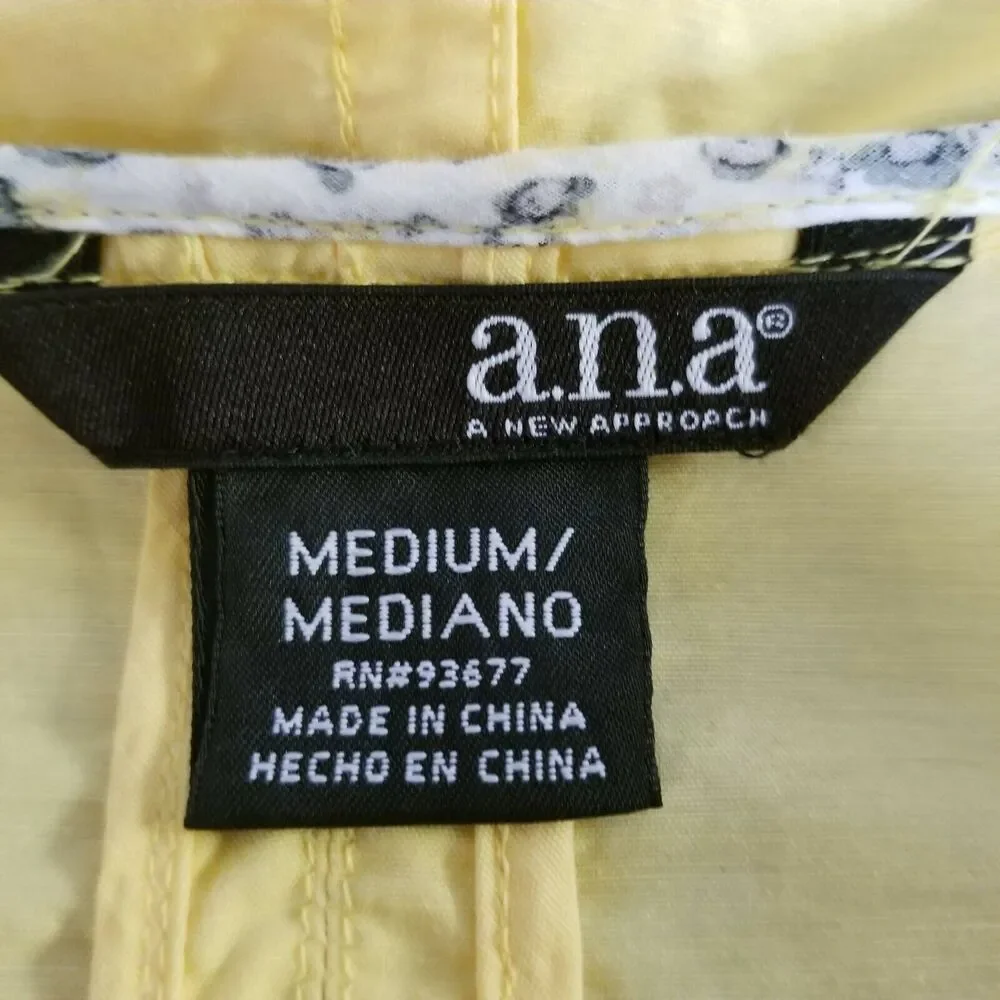 a.n.a. a new approach - Yellow Jacket - Cotton/Nylon - Size M